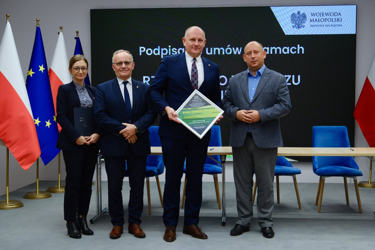 🚦 Blisko 9,2 mln zł na inwestycje drogowe. Kolejne wsparcie z Rządowego Funduszu Rozwoju Dróg dla samorządów województwa małopolskiego

➡ malopolska.uw.gov.pl/PressArticlePa…