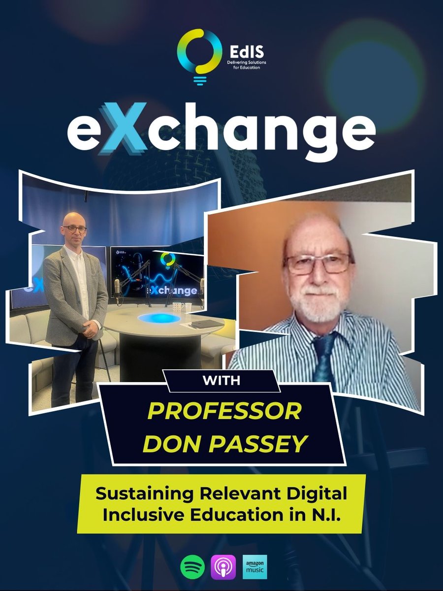 The latest EdIS eXchange podcast features Professor Don Passey discussing Northern Ireland’s global recognition in sustaining relevant digital education for young people.  

The subject was investigated by an International Federation for Information Processing (IFIP) Task Force