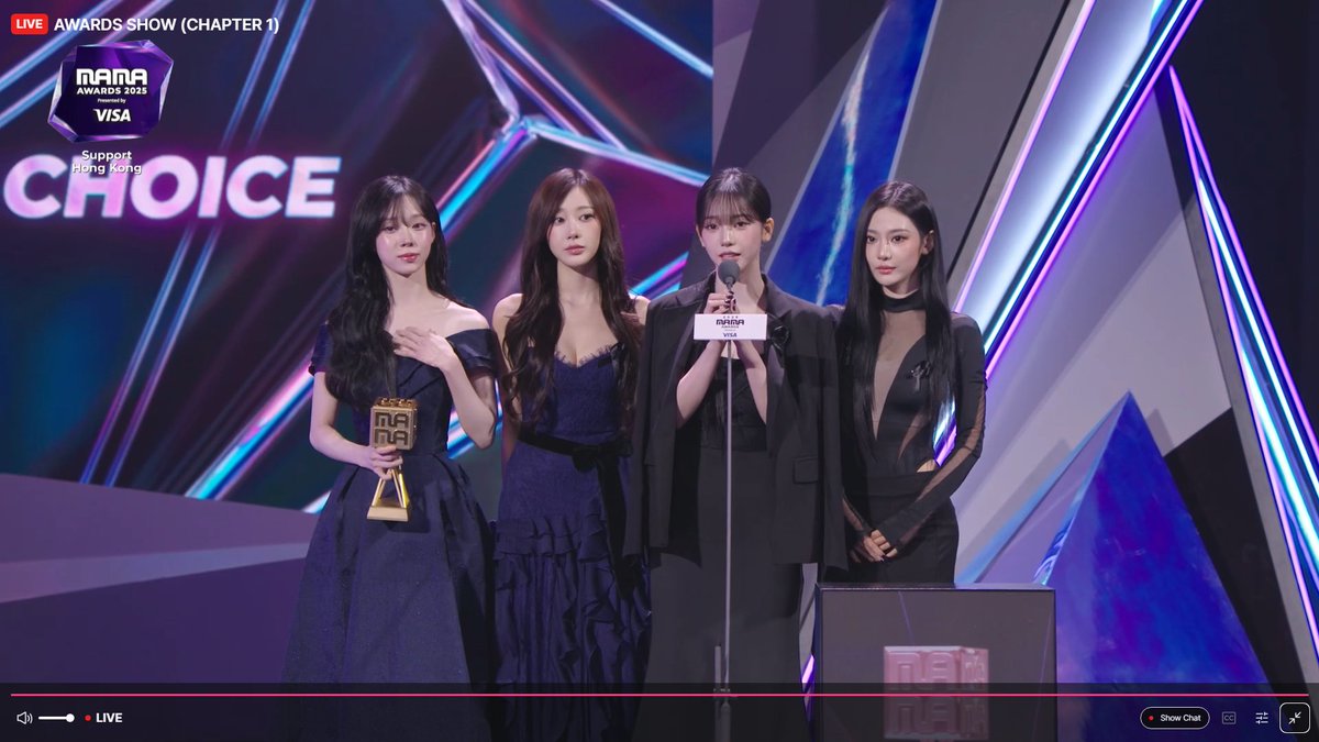 Let's gooooo AESPA!!!
#Aespa #MnetPlus_4KLIVE #2025MAMA
