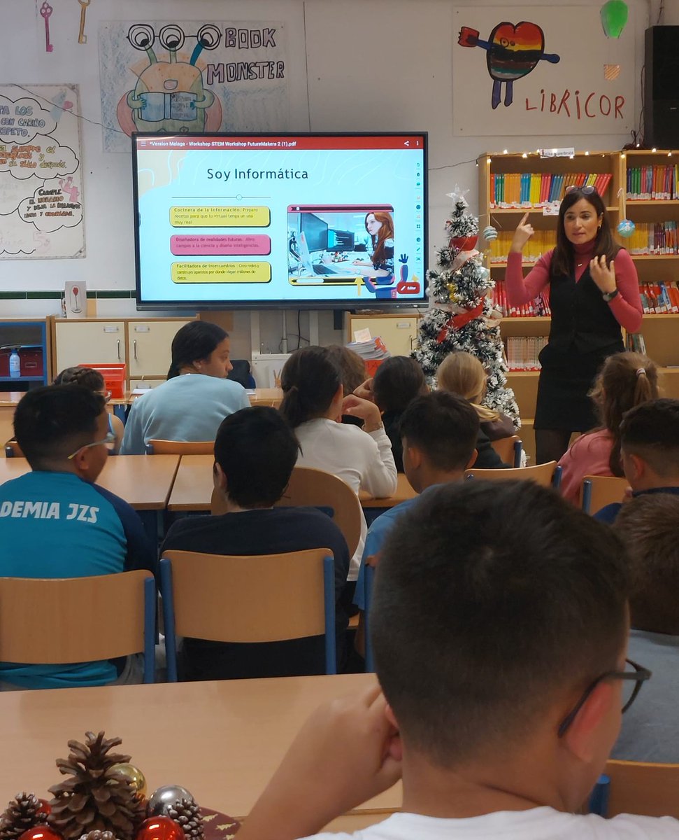 Inspiring Girls🚀fomentando las profesiones STEM

Hoy nuestra Resp. de Comunicación, Laura Calderón, ha participado en sesión para alumnas y alumnos de 6ª de primaria de Málaga👉 Acercando la gran variedad de profesiones STEM 🚀

➡️inspiring-girls.es