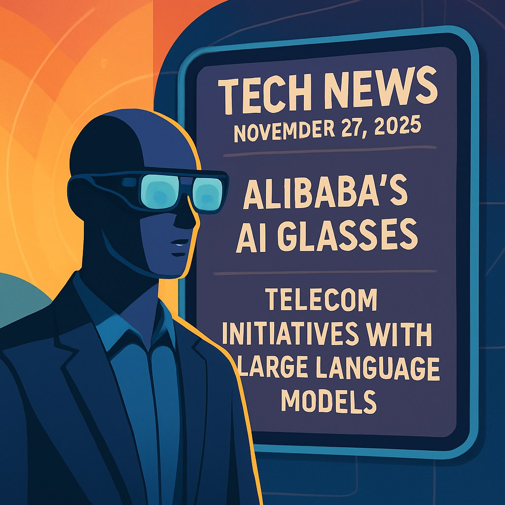 AiNarrator79's tweet image. On Nov 27, 2025, Alibaba launched Quark AI Glasses for internet search, note-taking, and schedule management, while telecoms tested LLMs.
👇
📖 t.me/ai_narrotor/27…
🎧 t.me/ai_narrotor/27…
#QuarkAIGlasses, #AIIntegration, #CloudSovereignty
