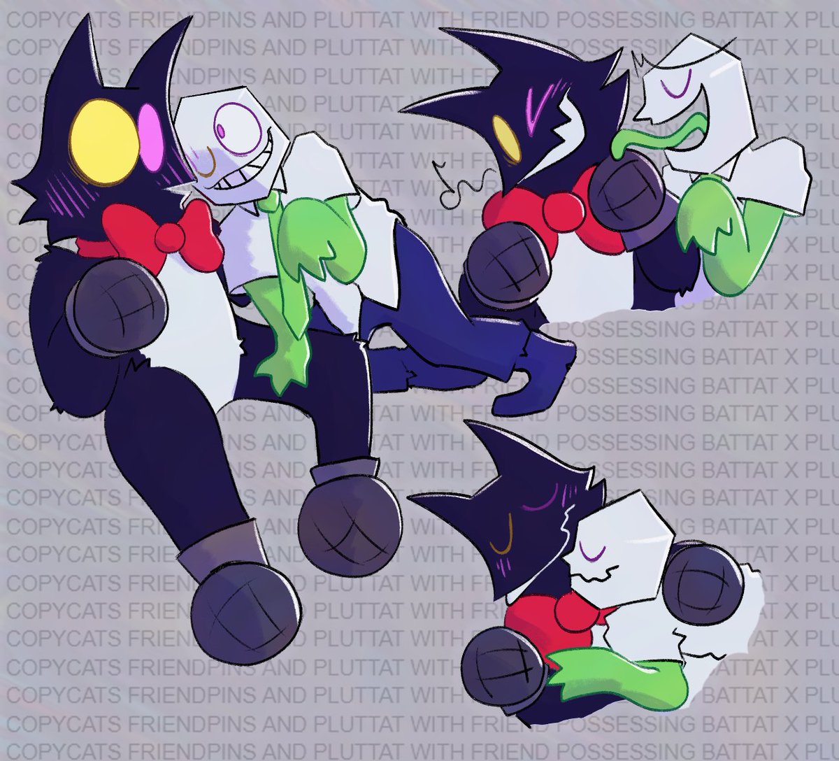 Copycats friendpins and pluttat but I think friend would make just such a cat-like battat. He knows how to get along with kitties.