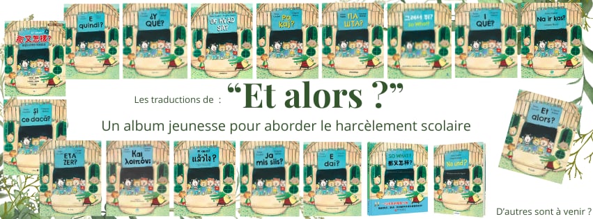 On est à 18 langues pour "Et alors ?" ♡
Et ce n'est pas terminé 🥰
#harcèlementscolaire
#Albumjeunesse
#Autrice
#litteraturejeunesse