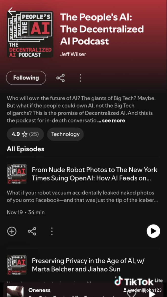 sammydaveed's tweet image. Update @vana | Bonus XP Quest

→ 500 XP: share a screenshot proving you follow the podcast
→ 250 XP: reshare any podcast post on IG/TikTok/X/FB
(only one submission)

#Vana #web3 #Data