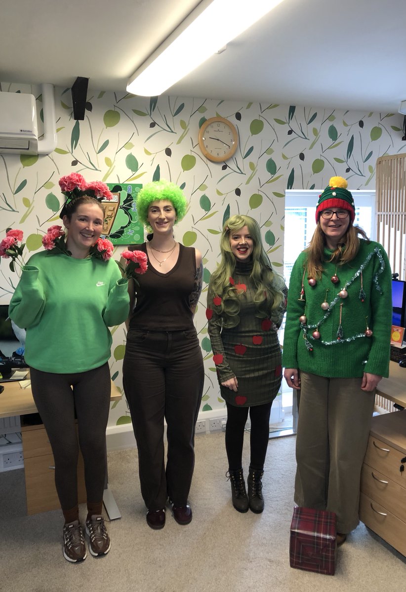 🌳 We wrapped up 50 years of National Tree Week by going full forest mode! 🌲 Staff dressed in green &amp; brown to celebrate trees—the heroes that clean our air, shelter wildlife &amp; fight climate change. 🌱 Check out our leafy looks! #NationalTreeWeek #TreeMendous