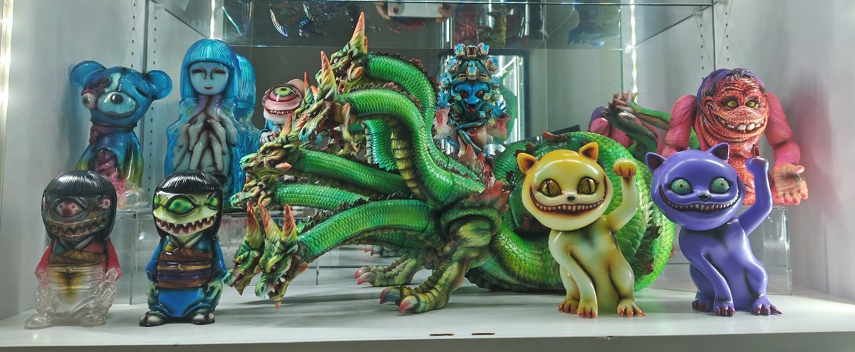 かっこわらい雑貨店さんのソフビ 最近のお気に入りはTAMA😻 クリア素体