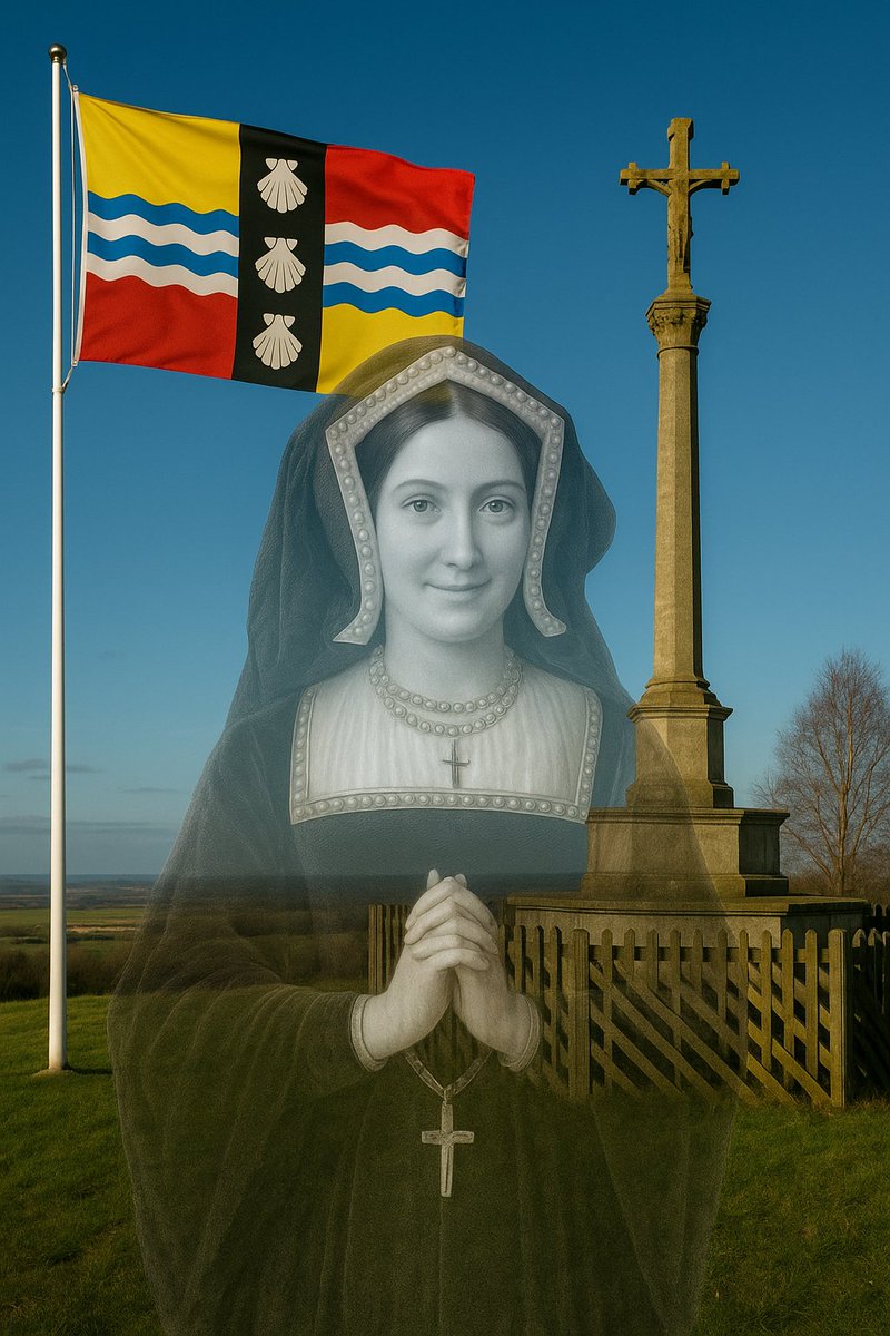 Looks like Catherine of Aragón has joined the Bedfordshire Day celebrations #BedsDay2025