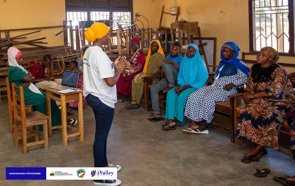 Five weeks ago, we began the Adwumawura Programme with a successful onboarding and orientation session for beneficiaries in the Central Gonja District. 

The iValley team moved into the district to onboard applicants and guide them through a structured orientation process.