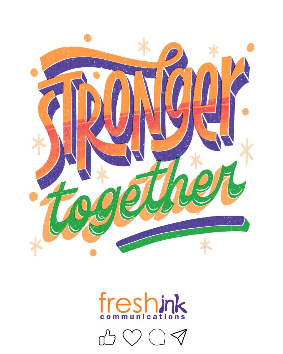 FreshinkMarket's tweet photo. We're stronger together, that's true. But do be mindful of who you choose for company. https://t.co/cbohEtwD95
