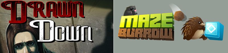 【無料配布】itch.ioでポイントアンドクリック型ADVゲーム「Drawn Down」とパズルゲーム「Maze Burrow」が期間限定で無料配布中 jushimatsu.com/itch-io-free-d…