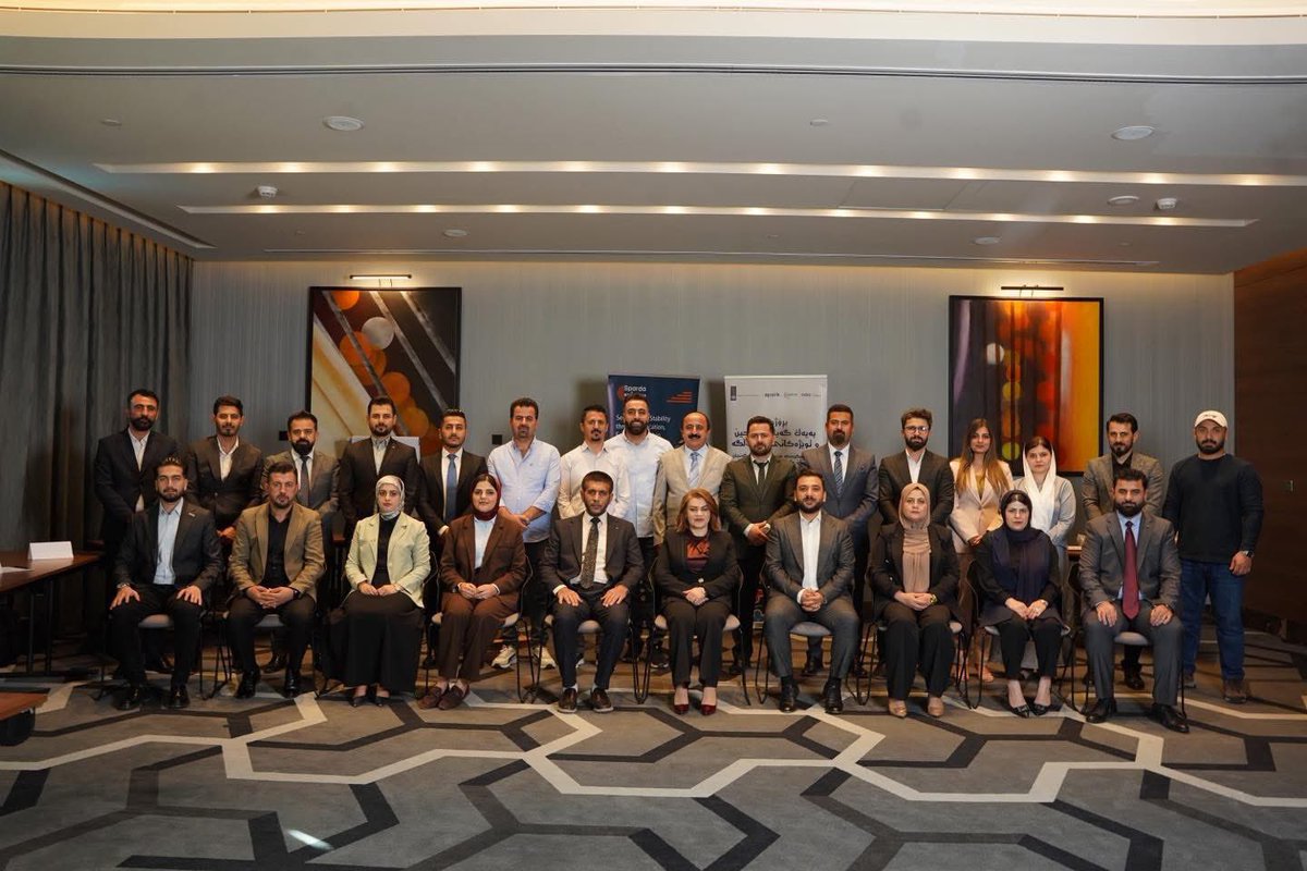 kamokhdir's tweet photo. University of Raparin  educators round 1 recently completed a four-day training on "Peace Through Moderation." This event was by the Sparda organisation , in cooperation with SPARK  and the Netherlands Ministry of Foreign Affairs, as part of the "Communities Connector" initiative https://t.co/5rSFs1RGay