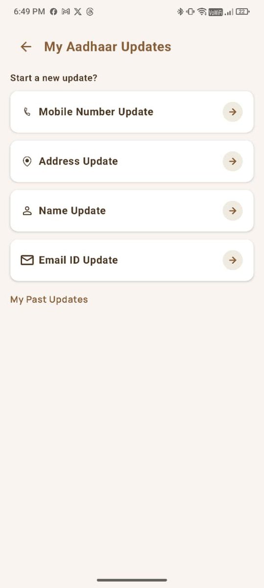 stufflistings's tweet image. Finally.

The latest Aadhaar app will let users change their linked mobile numbers 😍