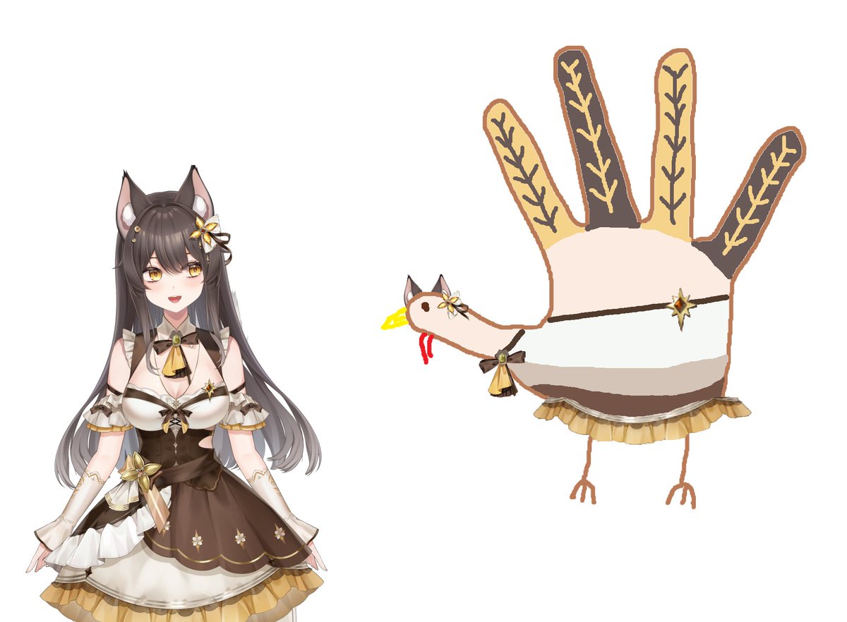 Thanksgiving might have passed into Black Friday. Still, we have turkeys among us. Some are even taking Vtuber jobs (<a href="/SweetValentineL/">Sweet Valentine 🙀 💛 🥞 || Vtuber</a> )

#ENvtuber #vtubermemes #sweetvalentineart