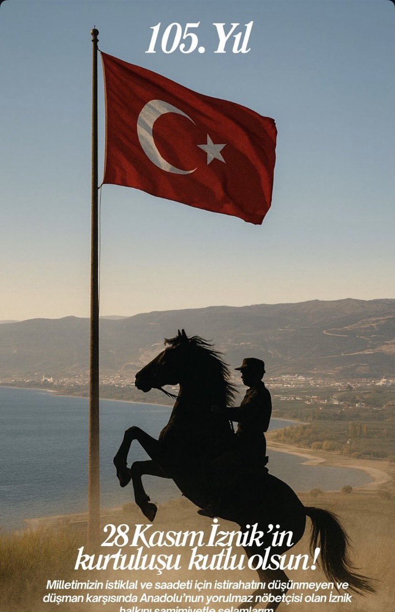 yusufekim16's tweet image. #iznik #Bursa 

28 Kasım İznik 
Kurtuluş günüdür