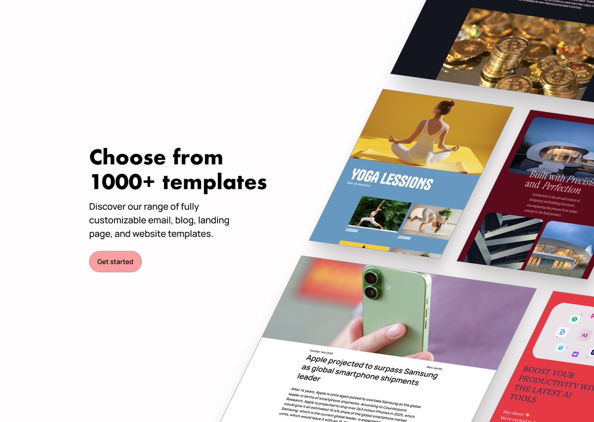 DesignerAleksa's tweet image. Day 21 of my UI Design Challenge: Template Page

What do you think? 

#UIDesign #DailyUI #UIChallenge #DesignPractice #UXUI #FigmaDesign
