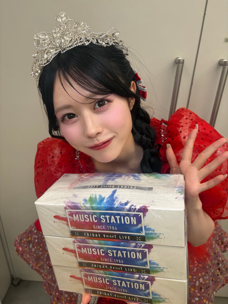 ミュージックステーション
ありがとうございました🎀ིྀ💭

CUTIE STREET 赤色担当 佐野愛花です！

夢のMステにまた出演することが出来て、本当に幸せです、、、
また戻って来れるように頑張りますっっっっ❤️‍🔥💪🏻 ̖́-

#ミュージックステーション
#Mステ 
#CUTIESTREET
#きゅーすと