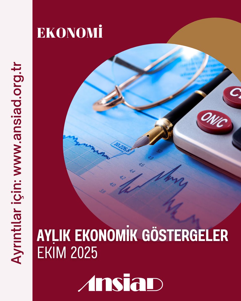 ANSİAD’ın kent ve bölge ekonomik verilerinin yer aldığı, Makroekonomik Göstergeler, Bölge (Antalya-Burdur-Isparta) Ekonomisi Göstergeleri ile Finansal Göstergelerden oluşan Ekim 2025 ANSİAD Ekonomi Bülteni için tıklayınız: ansiad.org.tr//upload/176433…