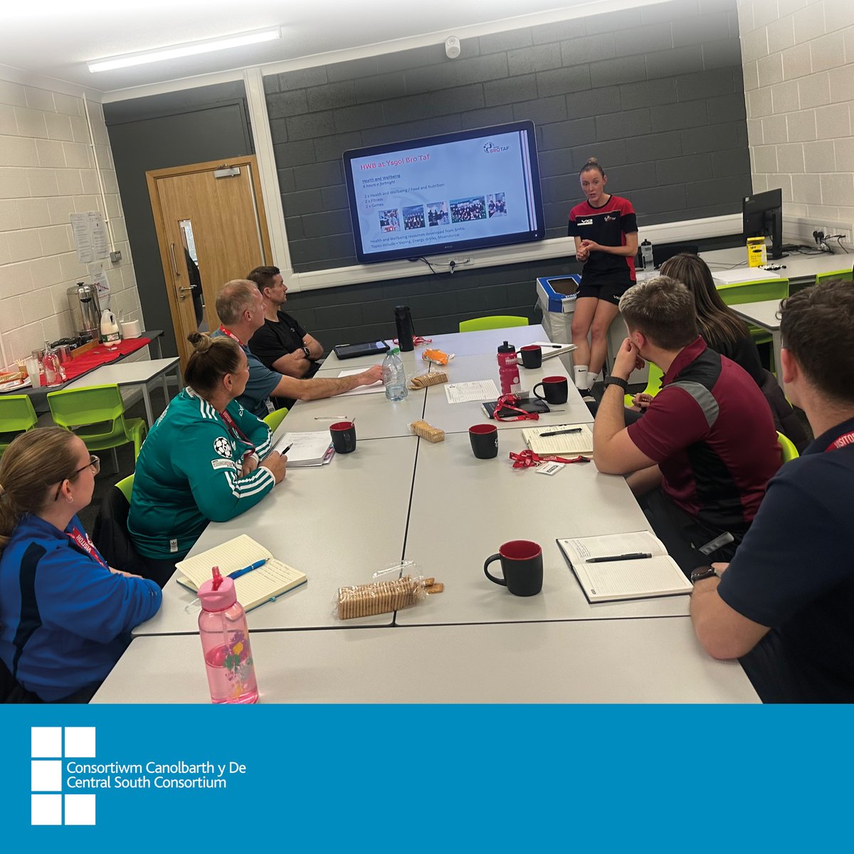 CSC_PLSupport's tweet image. Diolch to Ysgol Bro Taf for hosting our secondary physical education network this week. Good to start reflecting on the new WJEC GCSE qualification and considering what this means for planning and delivery moving forward.