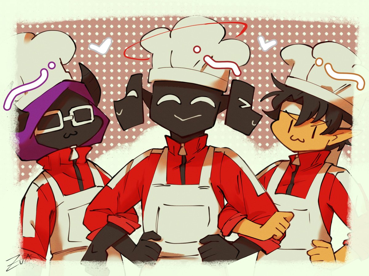 Lazyhumanoid30's tweet photo. My fav master chef get to the top 3! 🙌✨

#gonchofanart #shadounefanart #sapnapfanart #SquidCraft4 #squidcraftgames4 https://t.co/zUN0pqt38f