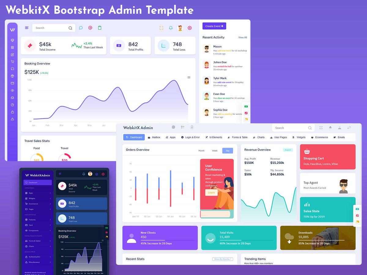 MultiStoreTheme's tweet image. Bootstrap 5 Dashboard – Responsive, Clean &amp;amp; Powerful Admin UI for Web Apps
.
Buy Now: themeforest.net/item/webkitx-a…
.
#bootstrap5dashboard #bootstrapadmin #admintemplate #responsiveadmin #webappdashboard #bootstrapui #uiuxdesign #modernadmindashboard #dashboardtemplate #adminlte