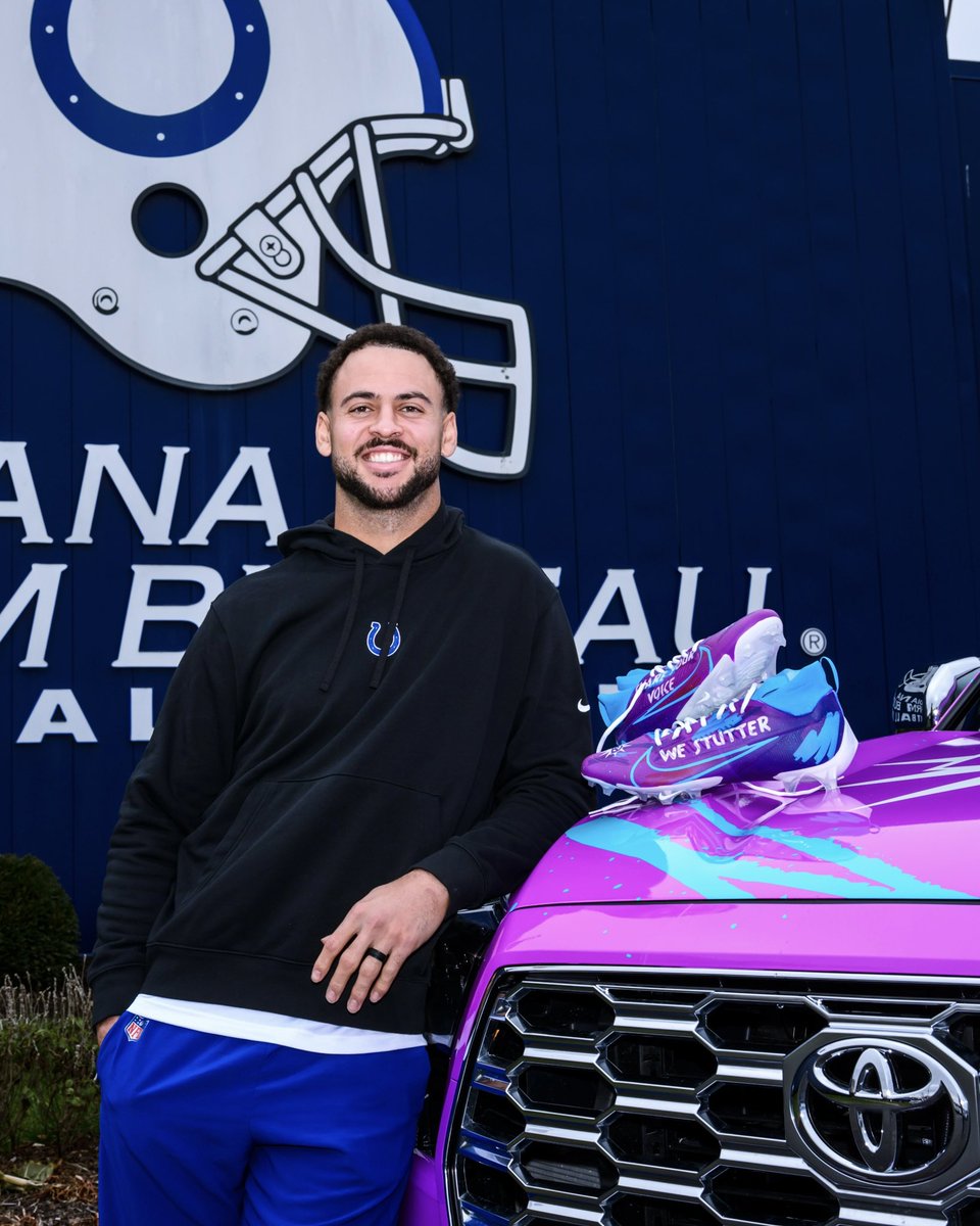 Colts's tweet image. Pittman 🤝 representing a cause important to him

#MyCauseMyCleats