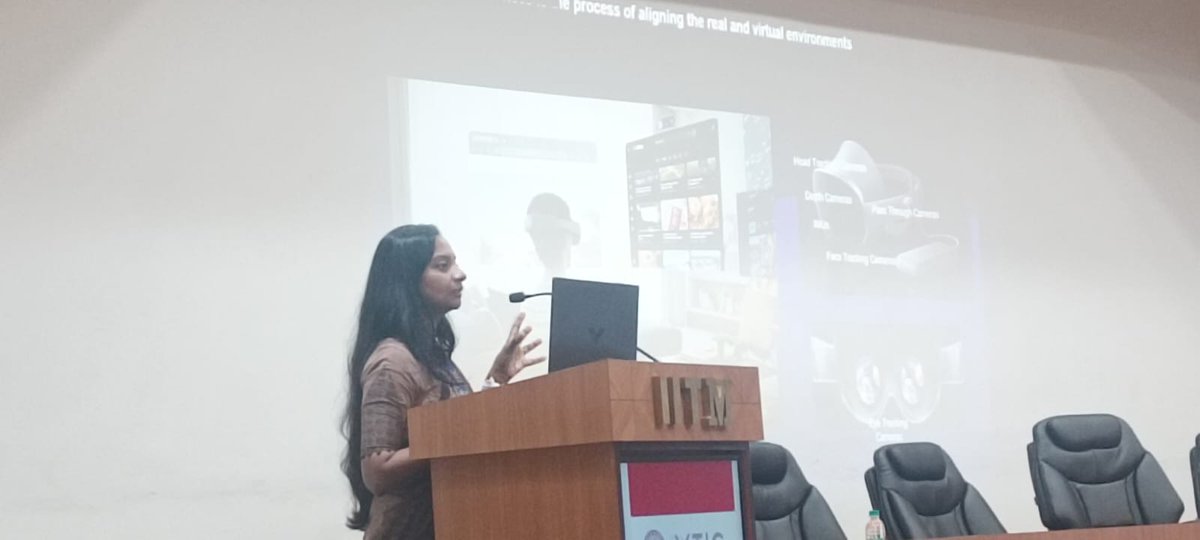 XticIITM's tweet image. Sessions 5–8 Highlights — #XTICXRSymposium at @iitmadras

Experts from Samsung R&amp;amp;D, Accenture and TEC explored the technical foundations, creative possibilities and regulatory landscape shaping the future of XR.

#XRSymposiumforGlobalSouth