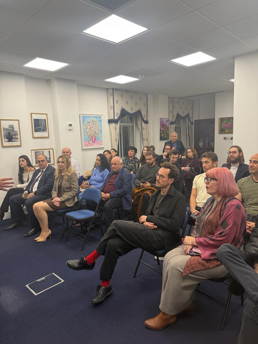 VaruzhanN's tweet image. Delighted to host a reception at the Embassy with the Armenian Film Society London to launch the 2nd Armenian Film Festival London.  Great to see Armenia’: rich cinematic heritage and new creative talent showcased in London. Looking forward to the screenings @ICALondon 🎬🇦🇲🇬🇧