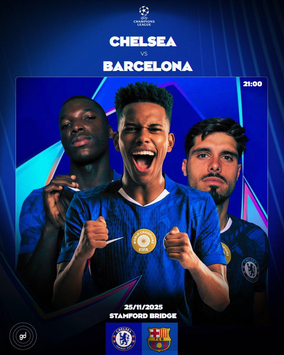 Jed_Xavier4's tweet image. sports designers, show us your chelsea designs. 💙 

#smsports #graphicsdesign