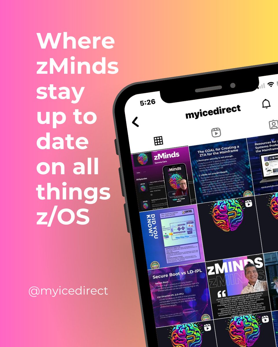 zNewEraSoftware's tweet image. Are you a mainframe systems programmer or security professional? From podcasts to product releases, get the latest on all things z/OS.
.
.
.
#zOS #IBM #Mainframe #IBMmainframe #zMInds #MainframeSecurity #SysemSecurity #MainframeInnovation #IPL #ZeroTrust #SecurityInsights