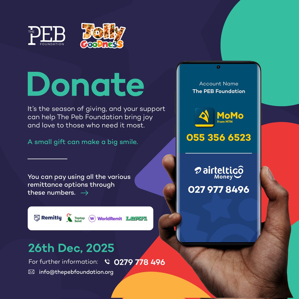 The PEB foundation tweet media