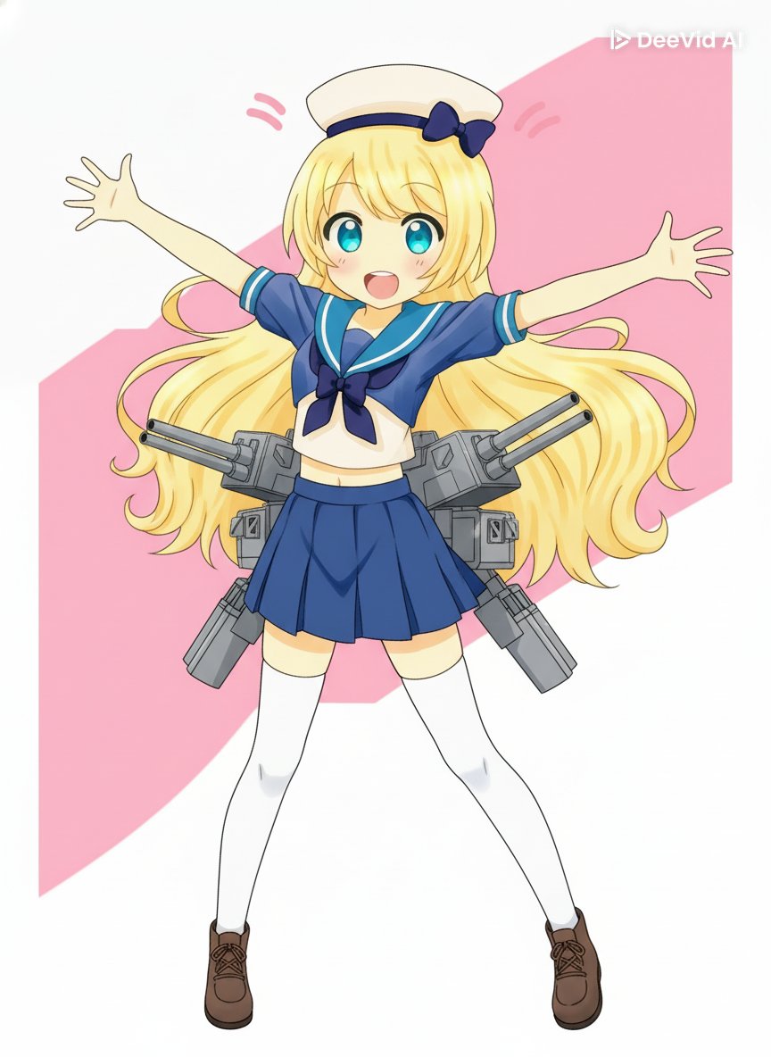 ジャーヴィス(艦隊これくしょん) 「いろいろ書いているけどAI画像作成は肯定派 左が自分で描いたもので、右はAIで元」|水守＠みもりのイラスト