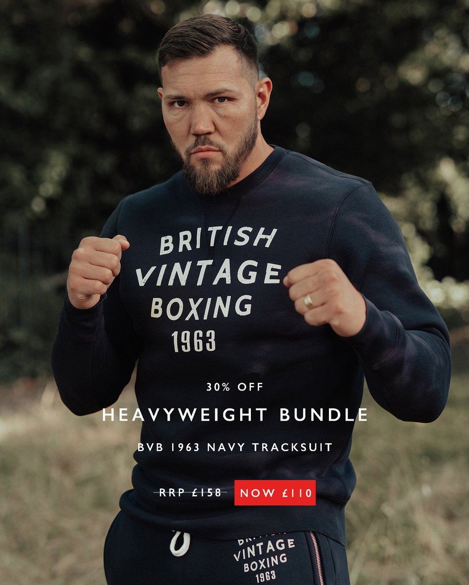 It's Black Friday at BVB with select items on offer until Monday - add some old-school fighting spirit to your winter wardrobe🥊Premium sportswear crafted for the relentlessly valiant 🇬🇧 Shop at britishvintageboxing.com/collections/bl…