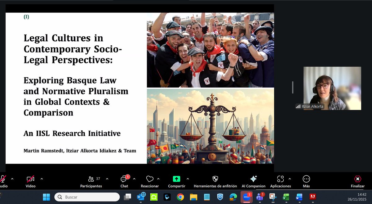 IISJOnati's tweet image. A heartfelt thank-you to everyone who joined us—especially to our outstanding coordinators, whose dedication and vision drove IISL&apos;s 2026 Research Lines presentation. The work moves forward, and new updates will be shared soon. 
#iisl #iisj #oñati #research #sociolegal
