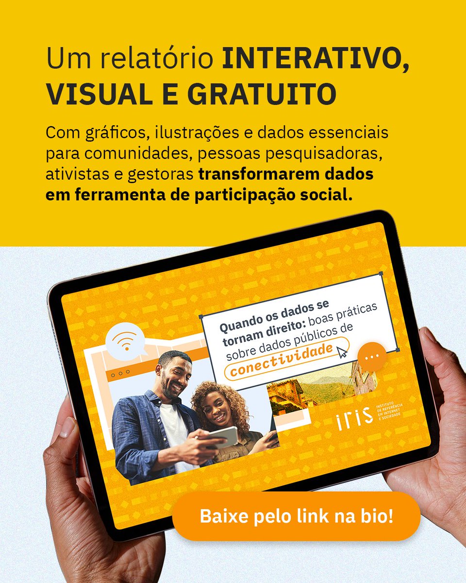 institutoirisbh's tweet image. 🚨 LANÇAMENTO! Confira nosso relatório visual e interativo, com 15 Recomendações detalhadas para aprimorar os painéis de dados da ANATEL e tornar dados complexos mais úteis para movimentos sociais e grupos vulnerabilizados.
Baixe: bit.ly/4rlUWqG
#DadosAbertos