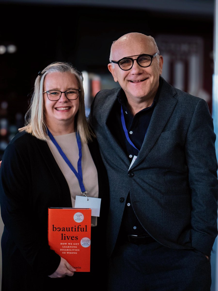 Bubs_asd's tweet image. A great guy and advocate.

I would highly recommend his book Beautiful Lives if anything like his talk this morning. 

@RoseUnwin 

#learningdisability #advocate #humans #MHF25