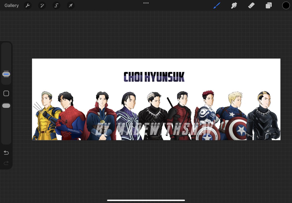 Masih blm kepikiran ide, mau dibikin apa,buat birthday nya Hyunsuk 😭☝🏻 tapi fix mau pake fanartku yg enih