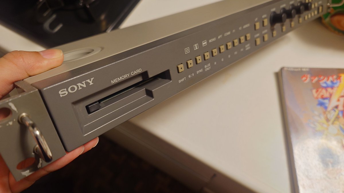 SONY BKM-10R モニターコントロールユニット 調整パネルにメモリー