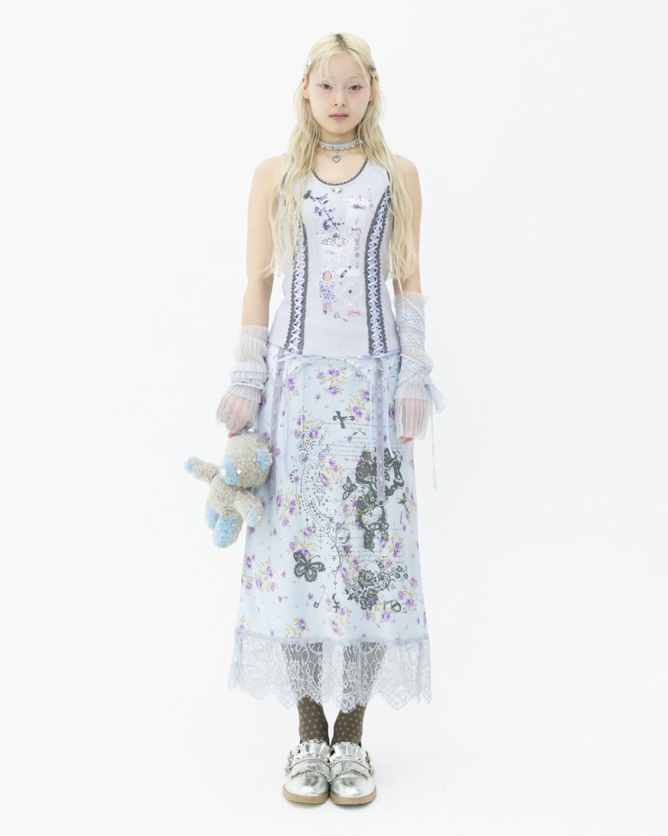 rurumu: collage chiffon tunic dress るるむう rurumu: collage chiffon tunic dress るるむう