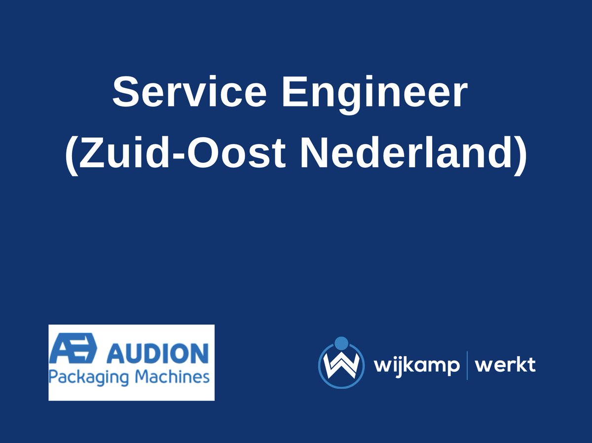 Service Engineer (Zuid-Oost Nederland) wijkampwerkt.nl/vacature/servi…