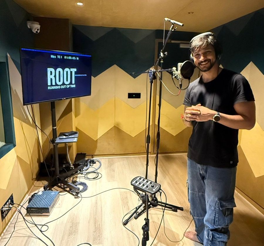 Dasarathan_1720's tweet image. #GauthamKarthik has completed his dubbing for #Root Film🎙️✅