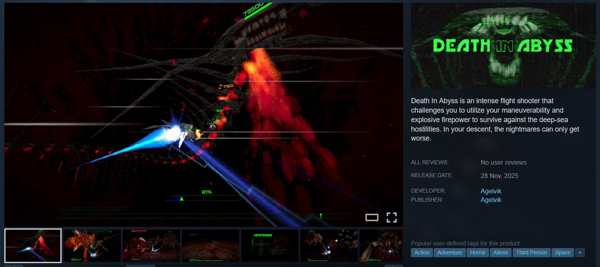 Agelvik | DEATH IN ABYSS is OUT NOW! tweet media