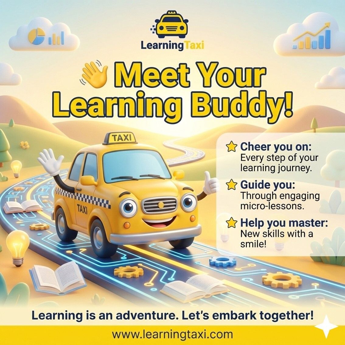 LearningTaxi's tweet image. Meet Your Learning Buddy!
Learning is an adventure. Let&apos;s embark together!
learningtaxi.com

#LearningTaxi #MicroLearning #LearnIn2Minutes #SkillUp #FastLearning #DigitalLearning #EdTech #GrowEveryday #SelfImprovement #OnlineCourses #ShortVideos #LearnOnTheGo