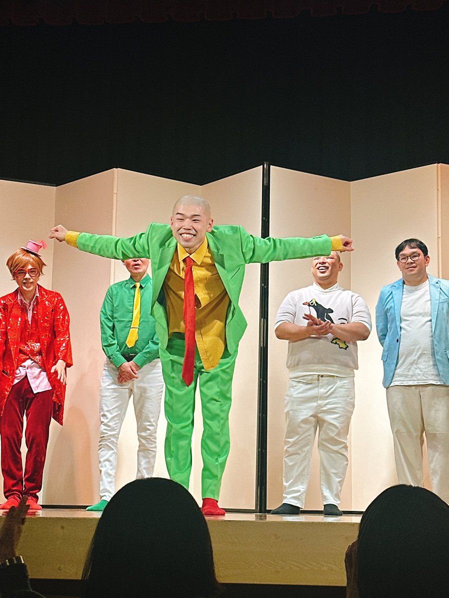 大嶋の一番弟子単独ライブ
東京23区ツアー第11回台東区編「三田製麺所ジョの奇妙なつけ麺スターあつもりクルセイダース クレバープラチナVS極太麺ワールド オラオラオラオラ！ズルズルズルズル！ てめーはおれをすすらせたin浅草〜無駄〜」

めっちゃ笑った😂
楽しすぎた💚💚💚