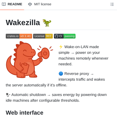 tom_doerr's tweet photo. Wake-on-LAN and reverse proxy toolkit

https://t.co/CAncVL0cB1 https://t.co/ygpq2MsWcZ