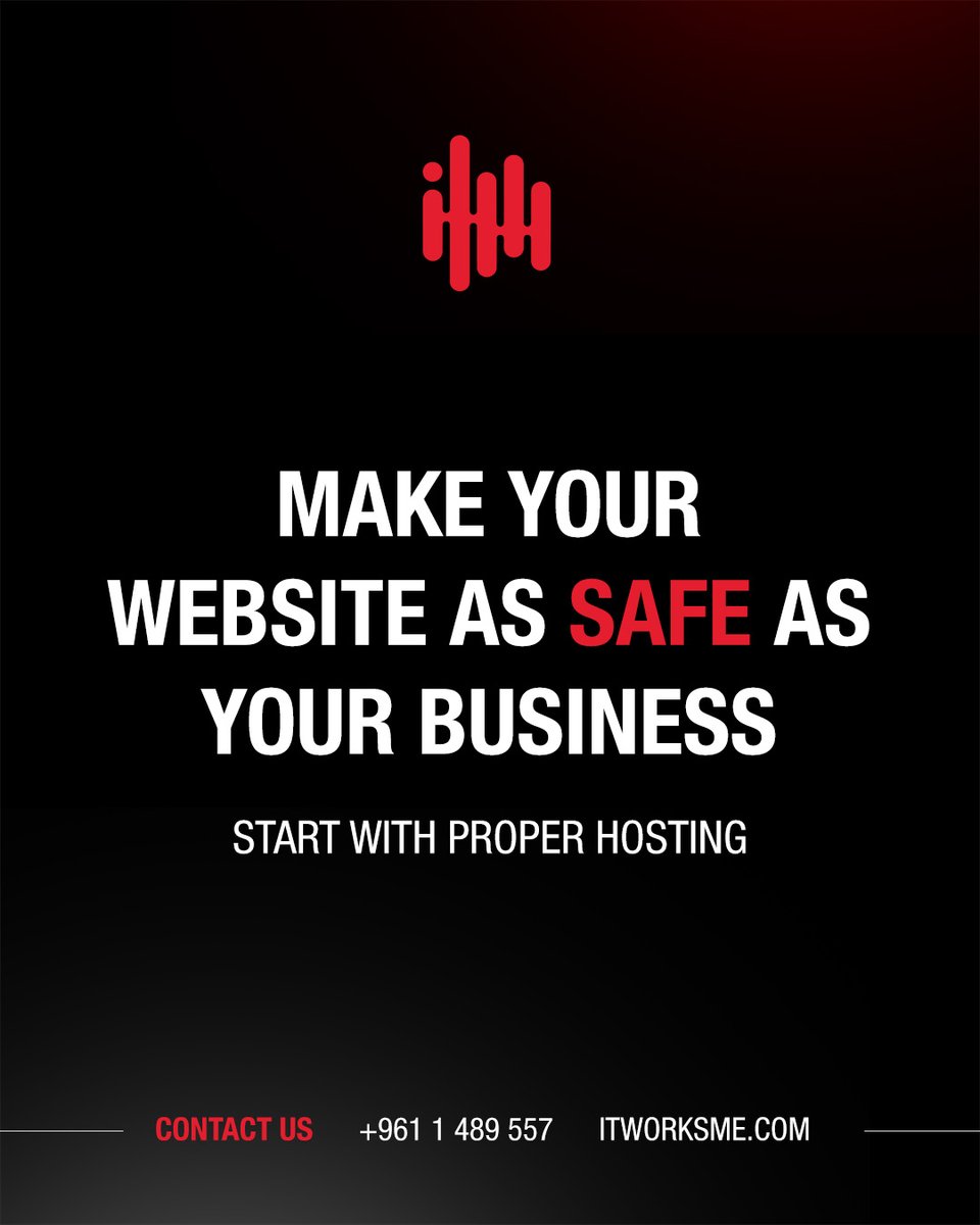 itworksme's tweet image. Your website deserves the same security as your business.

Keep it safe and always online!

#ITWORKSME #WebsiteHosting #CloudServices #ITProtection