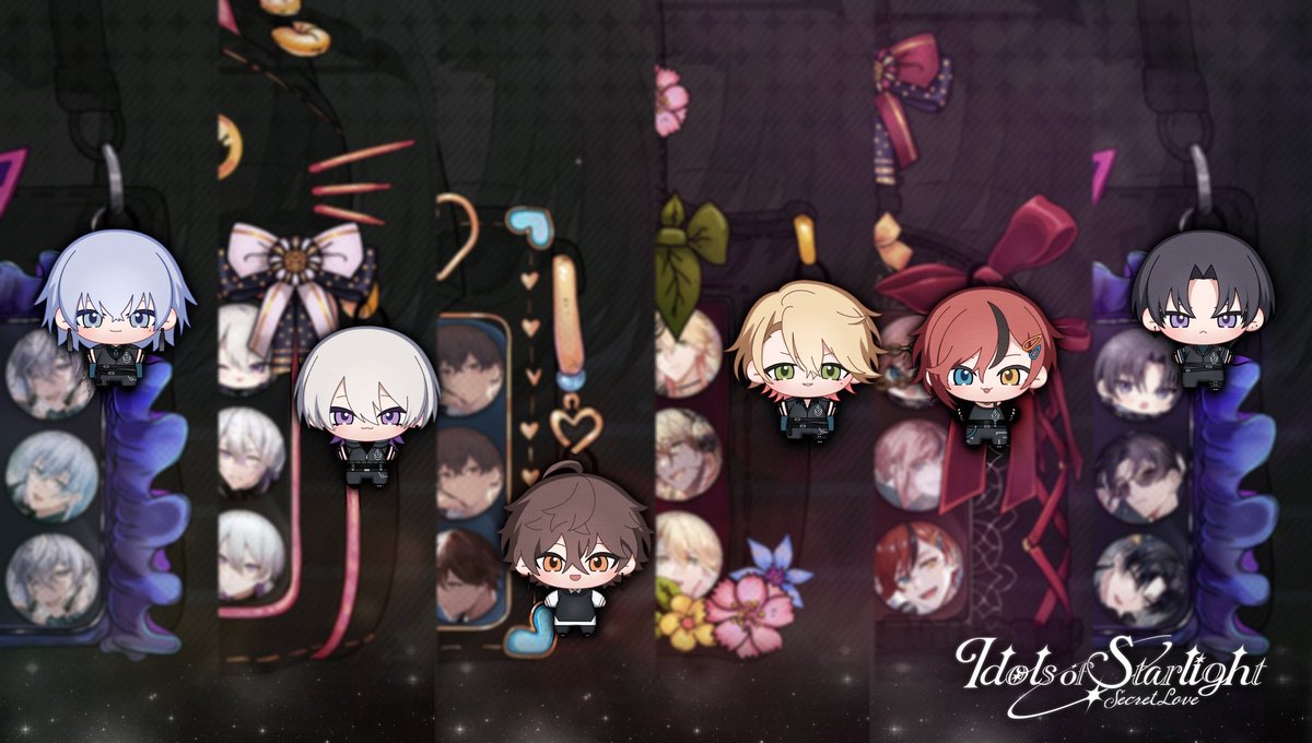 Ikemenfangirl's tweet photo. Idols of Starlight : Otome romance mobile game【 EN / JP 】

💖 Feature: MC customizatio options now available

💖 Secret Love scenario

✧ Secret Moments — UR with Story scenarios
✧ Secret Whispers— SSR with ASMR audio scenarios

💖 Ita bag plush charm

#IdolsofStarlight https://t.co/ukM98KgII0