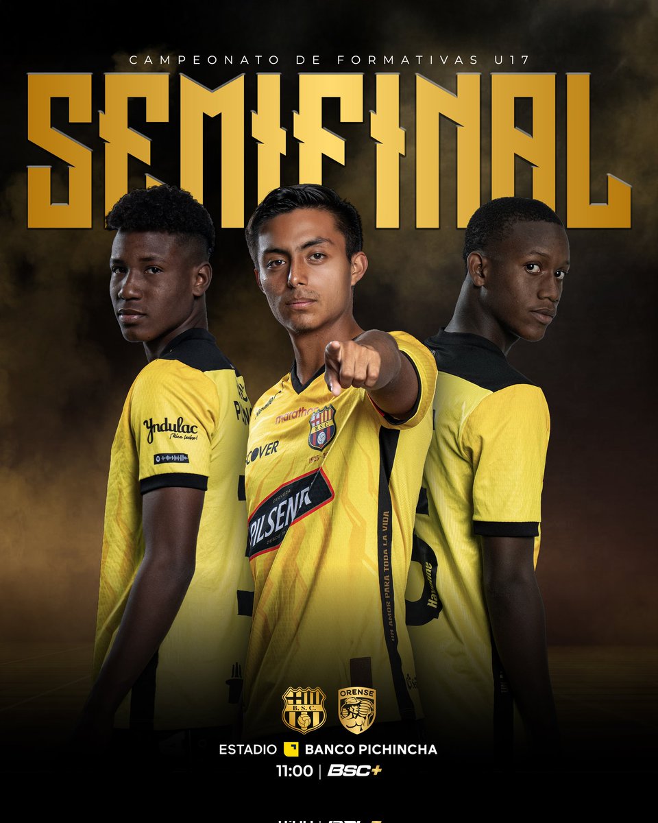 U17 | Juntos en el Estadio Banco Pichincha 👊

🔛 Hoy nuestros #Eutimios por el pase a la final del campenato nacional. 

 🔴Transmisión en vivo por BSC +

#BarcelonaSomosTodos