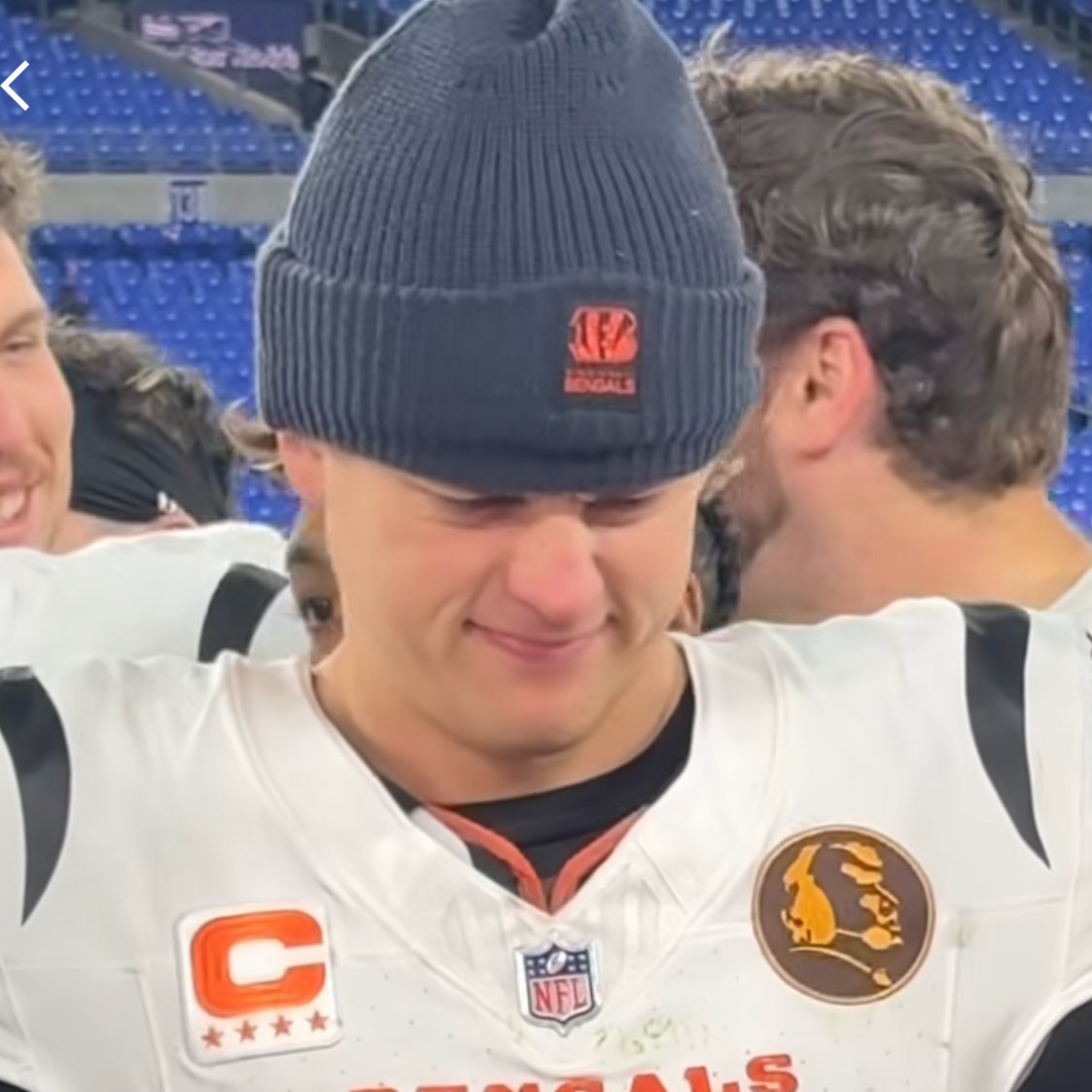 everjnk's tweet image. he looks like a kid being told to finish his broccoli 😭