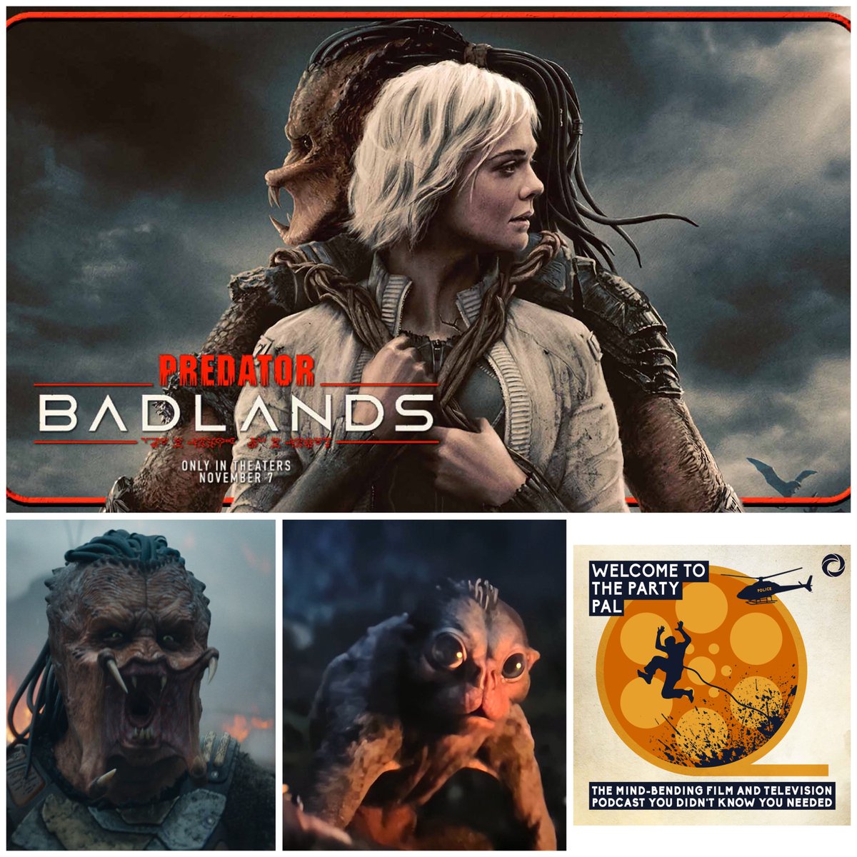 ToThePartyPal's tweet image. Welcome To The Party Pal celebrates the seventh installment in the Predator franchise, Dan Trachtenberg’s Predator : Badlands. #WTTPP #Predator #PredatorBadlands @osirispod 
Apple:podcasts.apple.com/us/podcast/wel…
Spotify:open.spotify.com/episode/2M5xlT…