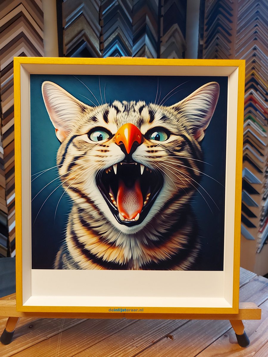 Kat? Vogel? Tijger?
Gemaakt met Promptografie waarbij de beeldentemmer een eigenzinnig AI-programma aanstuurt met slimme prompts: een levensechte creatie
Geen foto, maar een prompto

#inlijsten #DeKwakel #Amstelveen #Uithoorn #Aalsmeer #Mijdrecht

deinlijsteraar.nl